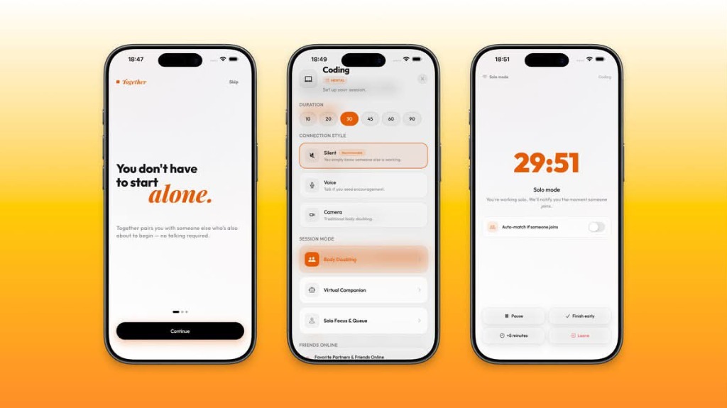 Together App Interface Overview
